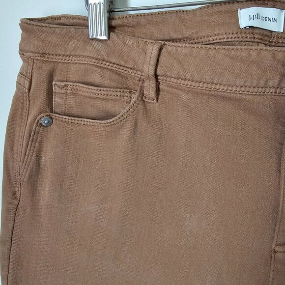 EUC J. JILL DENIM AUTHENTIC FIT SLIM ANKLE SIZE 12 WOMENS - Picture 10 of 15